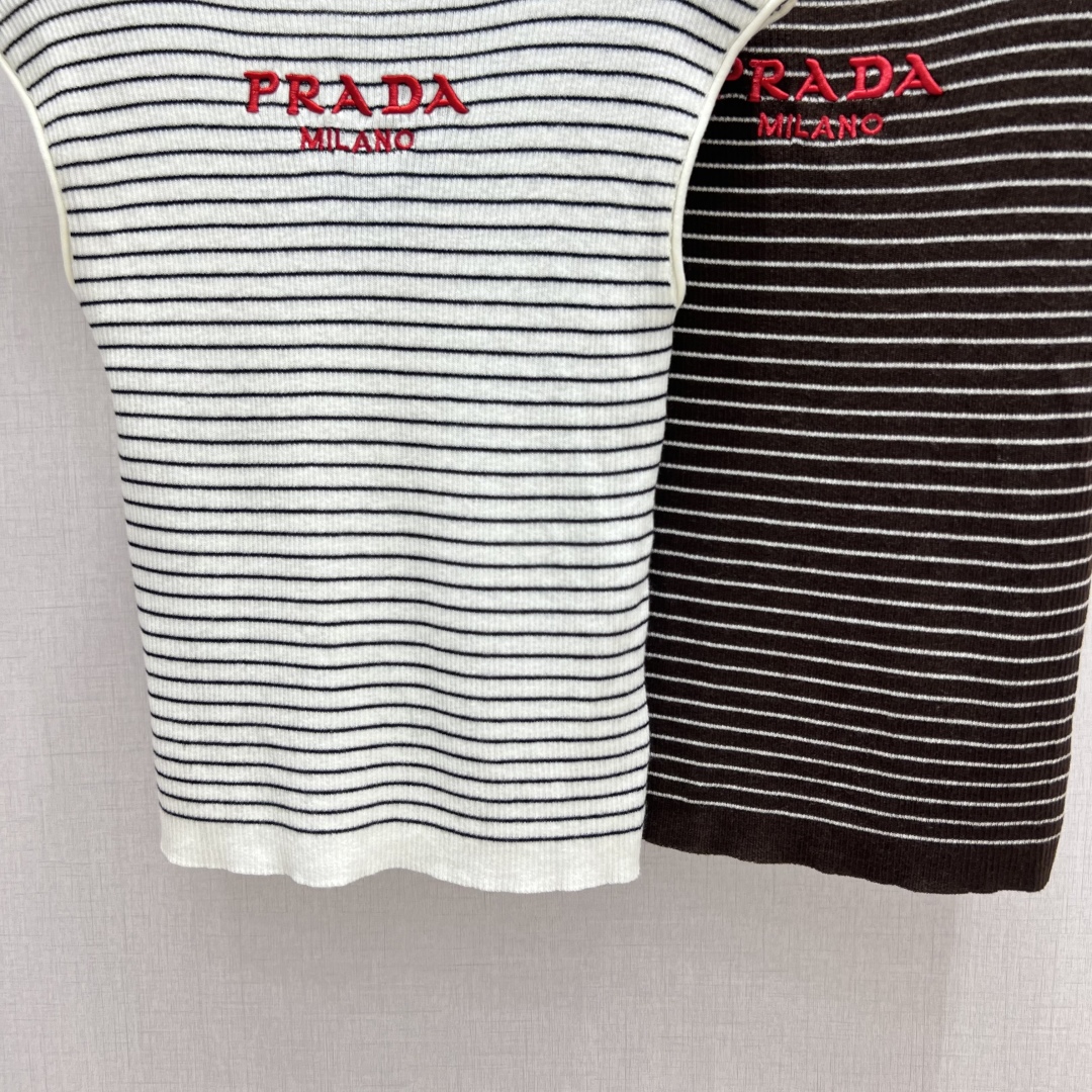 Prada Striped Wool-Blend Knit Vest - Chic & Comfortable, 2025 Collection 6 cmp a1753597681009 6380