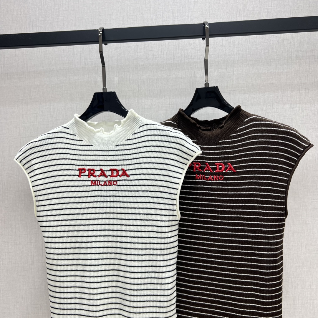 Prada Striped Wool-Blend Knit Vest - Chic & Comfortable, 2025 Collection 4 cmp a1753597681012 1840
