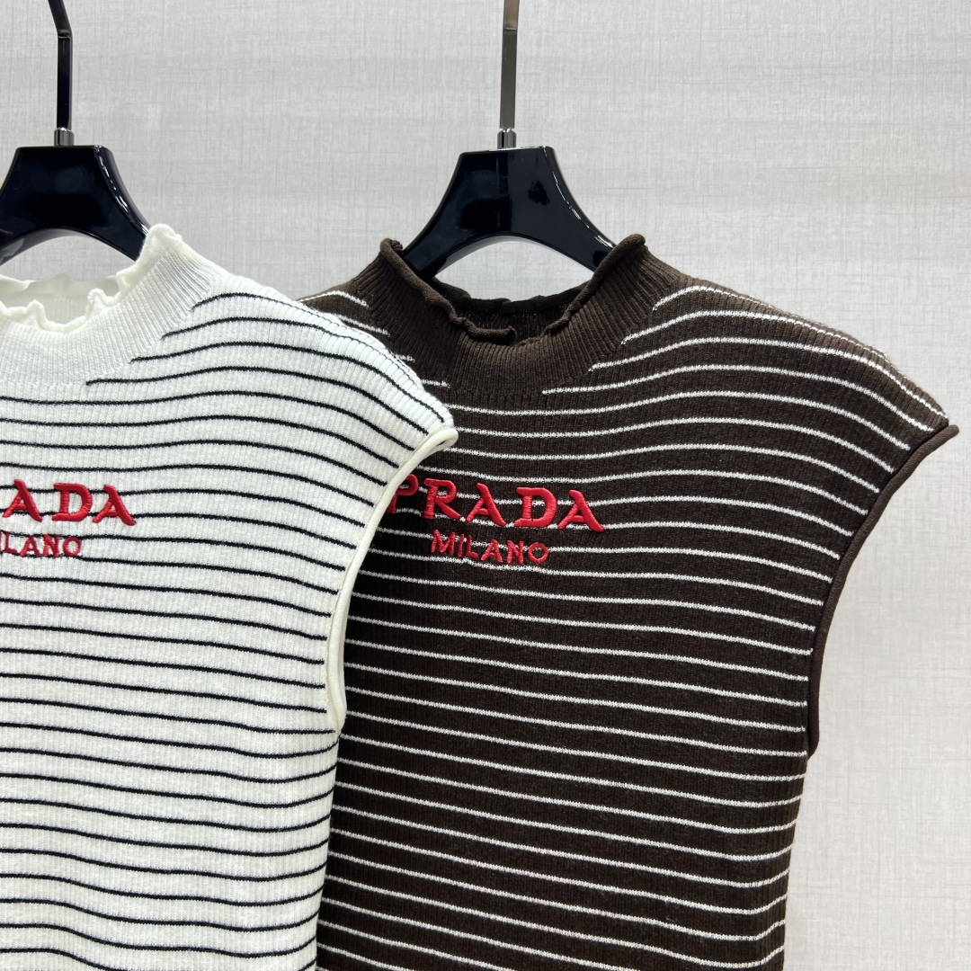 Prada Striped Wool-Blend Knit Vest - Chic & Comfortable, 2025 Collection 3 cmp a1753597681019 1212