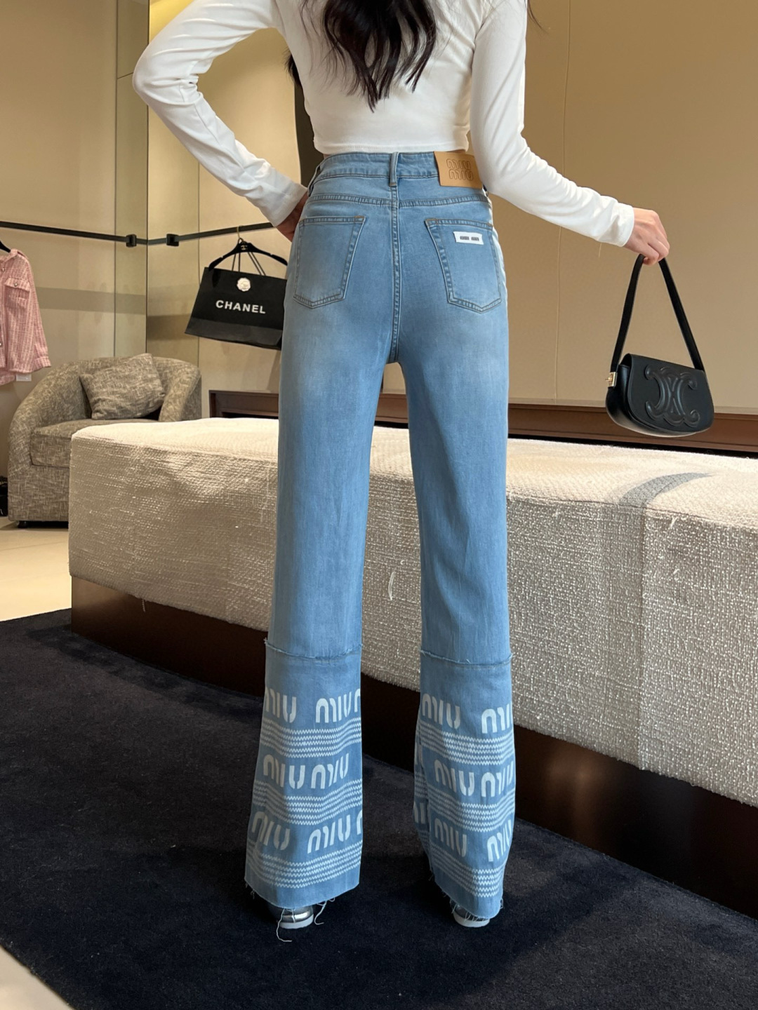 Miu Straight-Leg Pants 2025 New Collection - Soft, Comfortable, and Stylish 8 cmp i1754298727714 4289 0 6