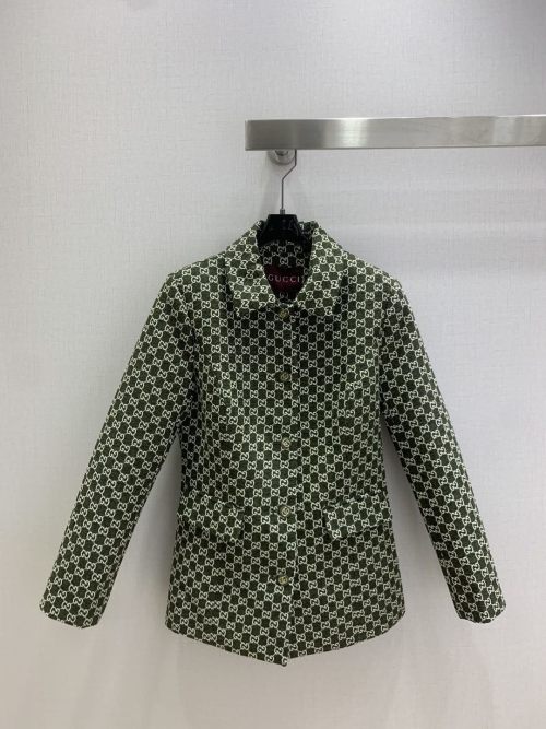 Gucci Classic Double G Jacquard Wool Blend Blazer, Slim Fit, Lapel Collar 9 Gucci Classic Double G Jacquard Wool Blend Blazer, Slim Fit, Lapel Collar