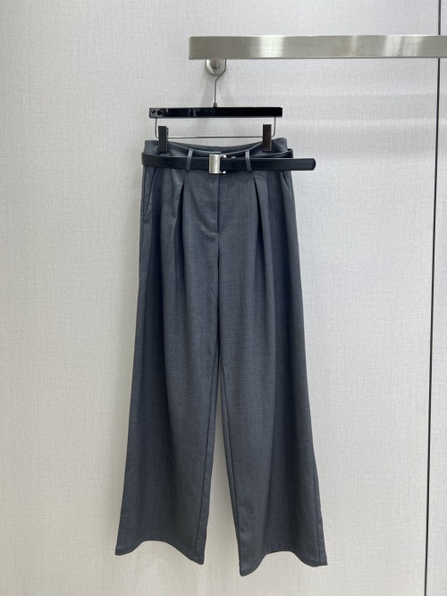 MM6 Maison Margiela 2025 Wool Blend Wide-Leg Pants with Belt - Elegant & Versatile 6 MM6 Maison Margiela 2025 Wool Blend Wide-Leg Pants with Belt - Elegant & Versatile
