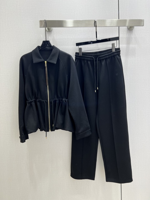 Louis Vuitton 2025 Early Autumn Black Jacket & Straight-Leg Pants Set 5 Louis Vuitton 2025 Early Autumn Black Jacket & Straight-Leg Pants Set