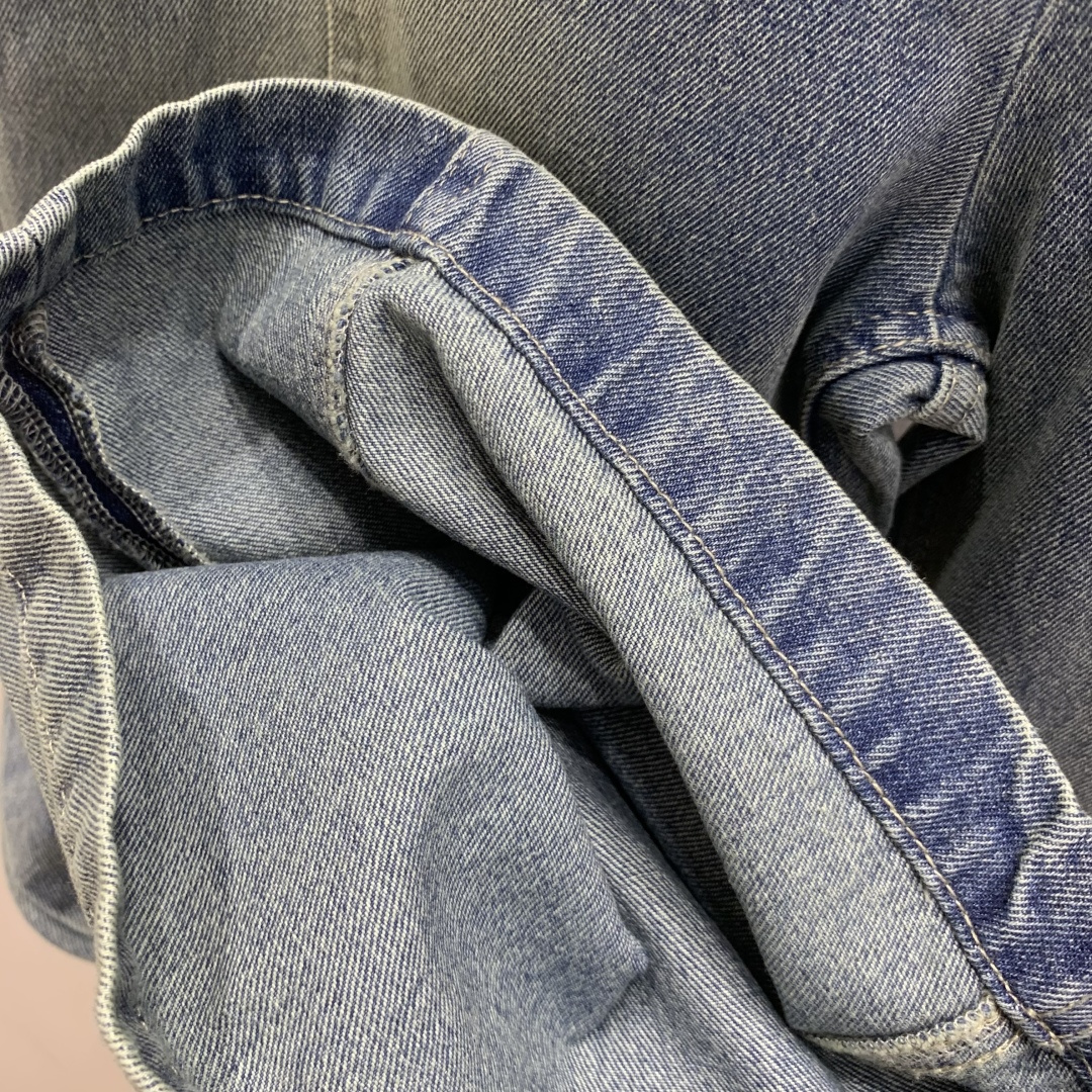 Dior Double Breasted Button Wide Leg Denim Pants