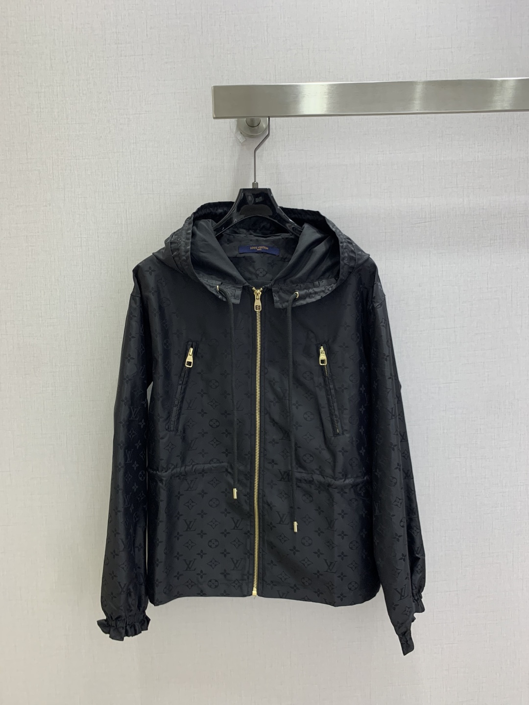 Louis Vuitton Black Monogram Hooded Jacket