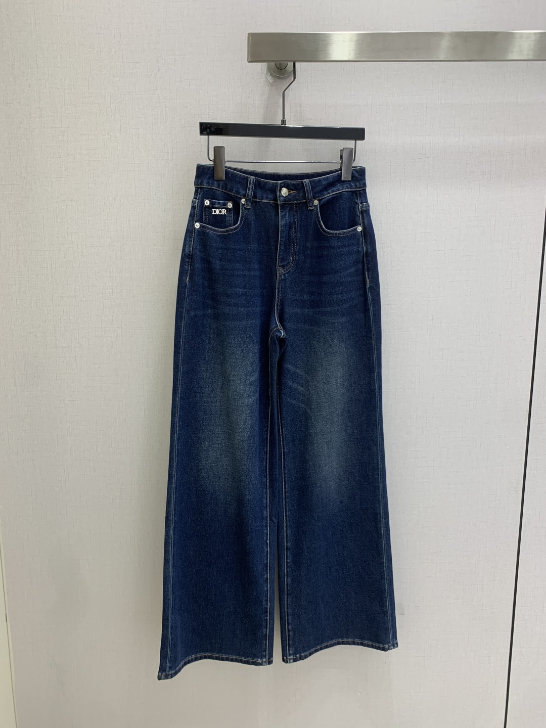 Dior Blue Wide Leg Jeans