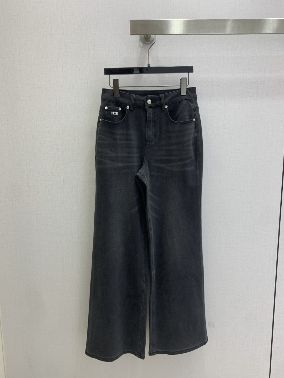 Dior Black Wide Leg Jeans