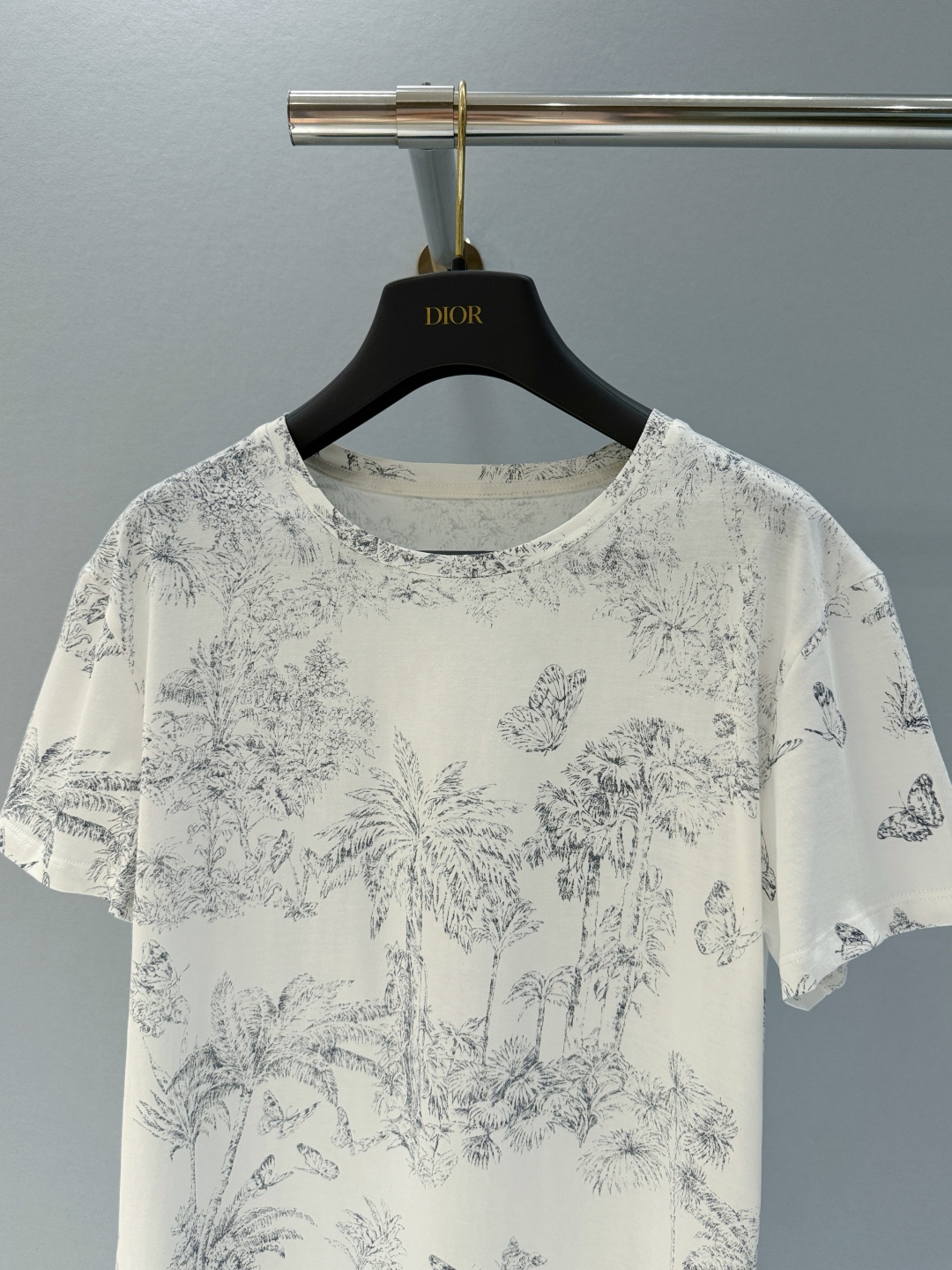 Dior Linen Cotton Butterfly Print Tee - Breathable, Comfortable, Stylish 4 cmp i1747122051040 5515 0 2