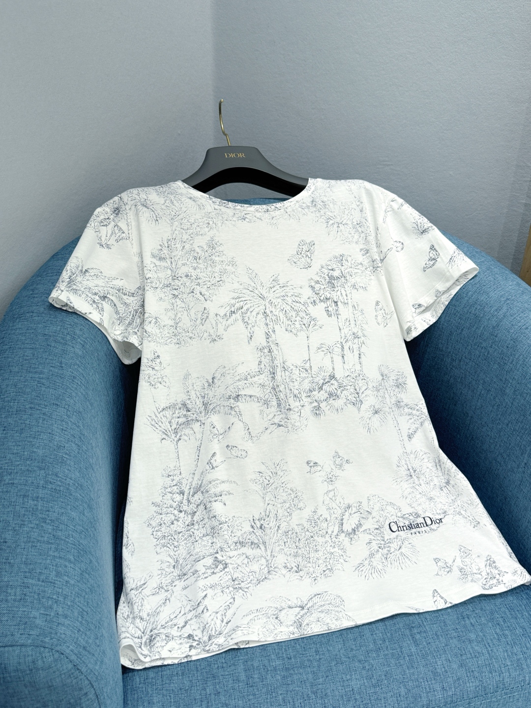 Dior Linen Cotton Butterfly Print Tee - Breathable, Comfortable, Stylish 9 cmp i1747122051074 5325 0 7