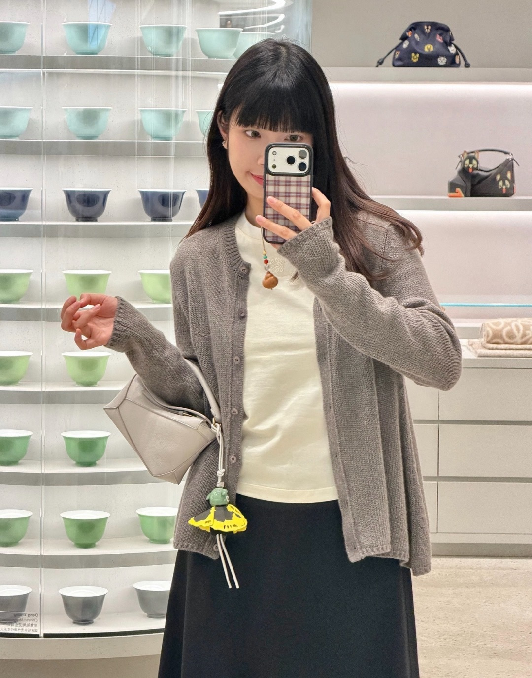 로에베 컬러 블록 래글런 반팔 티셔츠 상세 이미지 7