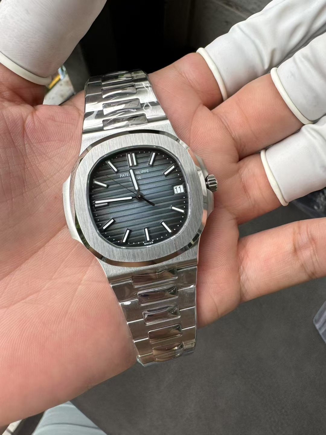 NO:384514,DDF factory Nautilus 5711, 324 lettering machine,19860909DDF厂 鹦鹉螺5711,324刻字一体机,,Watch