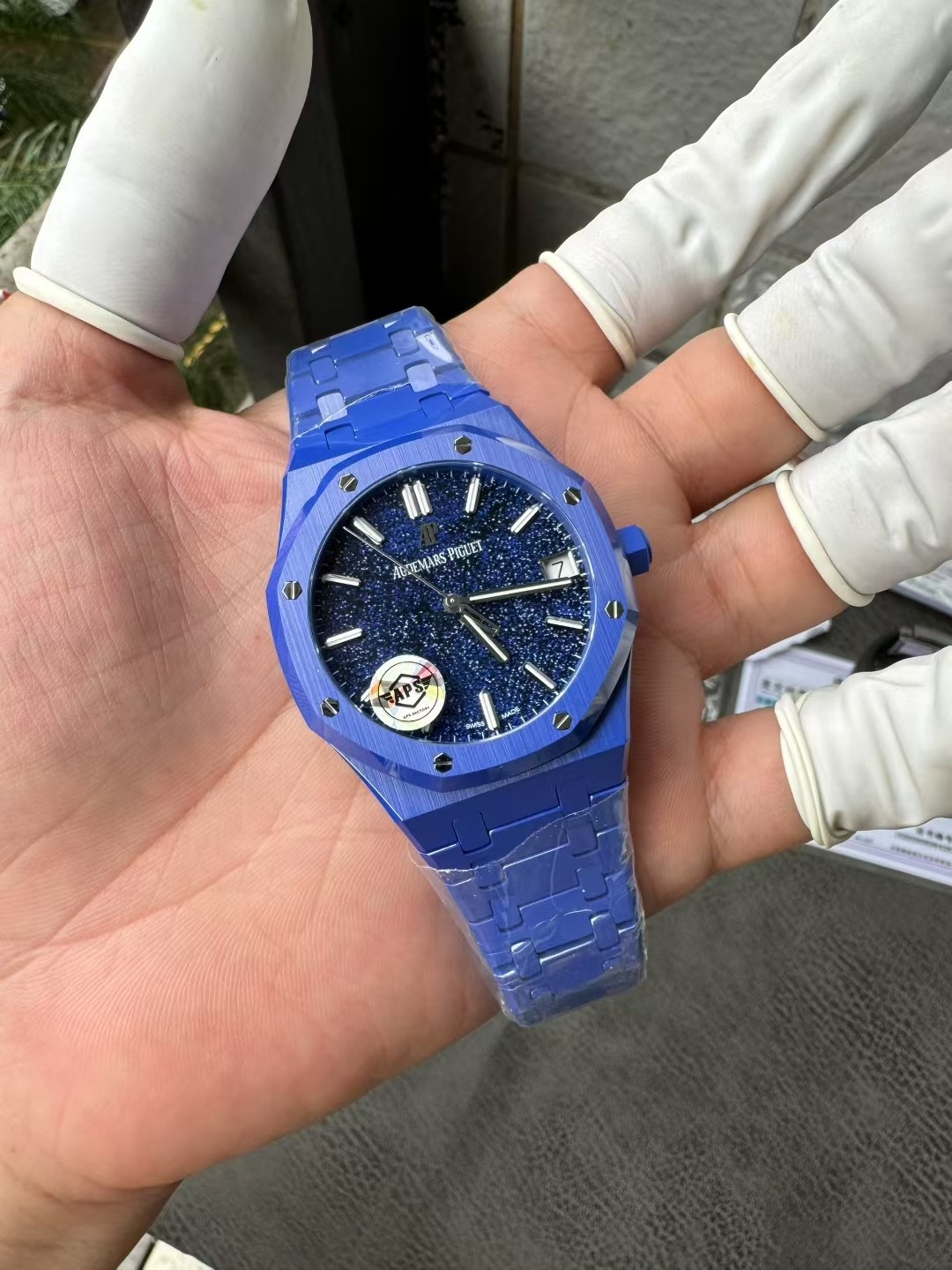 NO:385230,As blue ceramic starry sky surface 15500,19860909As 蓝陶瓷星空面 15500,,Watch