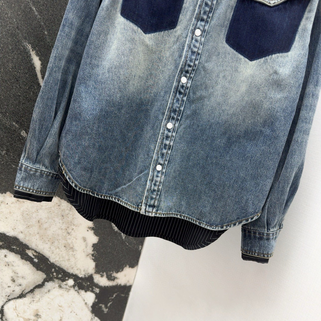 “Vintage-Inspired Fermented Women’s Cowboy Shirt Collection for Spring Fashion” - 图片 5