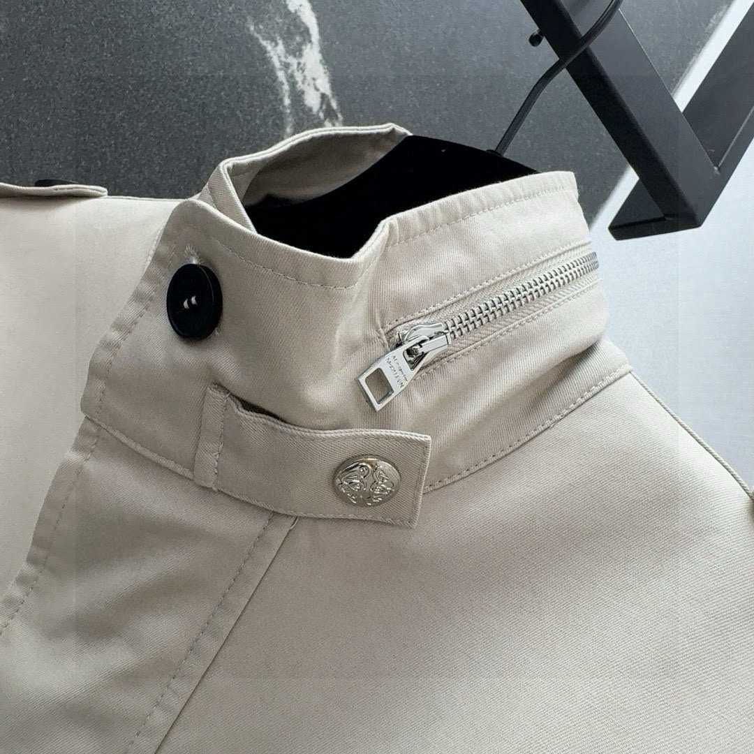 Stylish and Versatile Female Suit: P828 Wind-Collar Coat for Fall/Winter - 图片 5