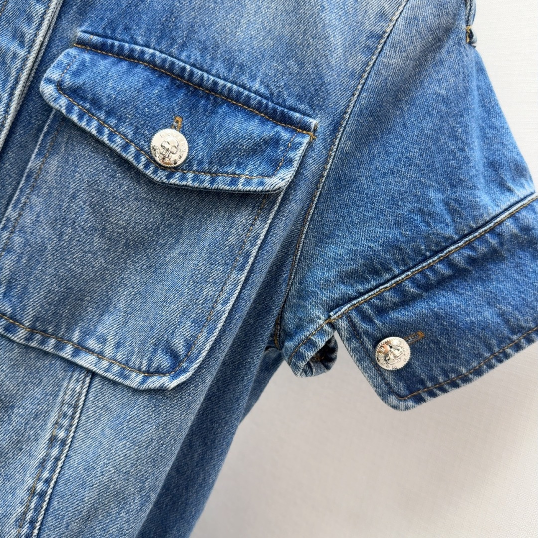 P759 Original Hard-Ass Dress with Pocket Cowboy Style for Spring-Summer Fashion - 图片 4