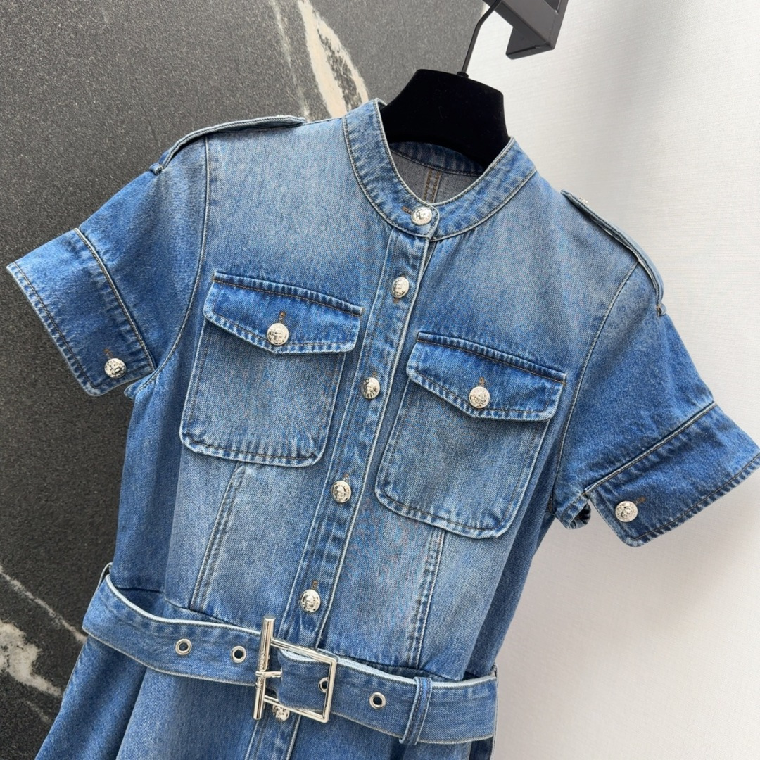 P759 Original Hard-Ass Dress with Pocket Cowboy Style for Spring-Summer Fashion - 图片 3