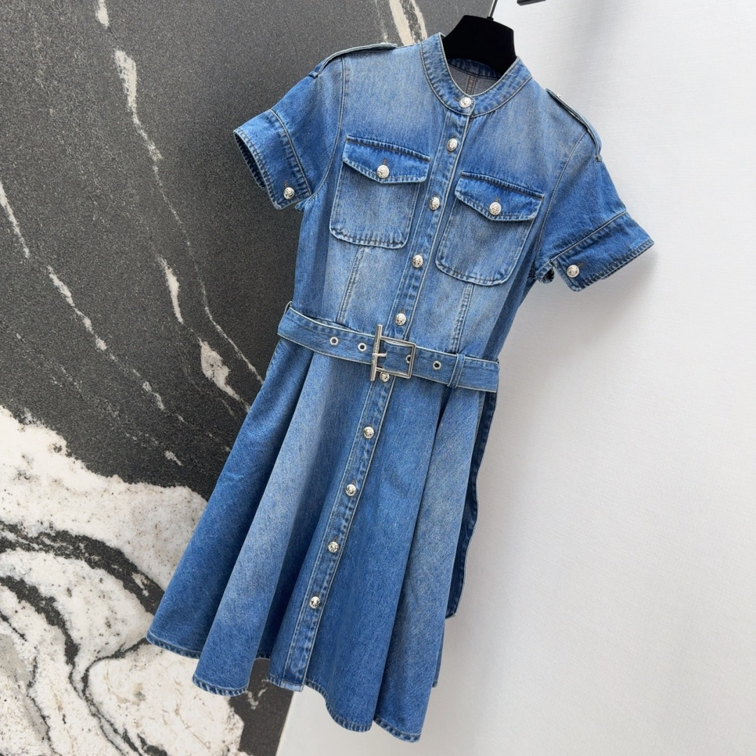 P759 Original Hard-Ass Dress with Pocket Cowboy Style for Spring-Summer Fashion - 图片 2