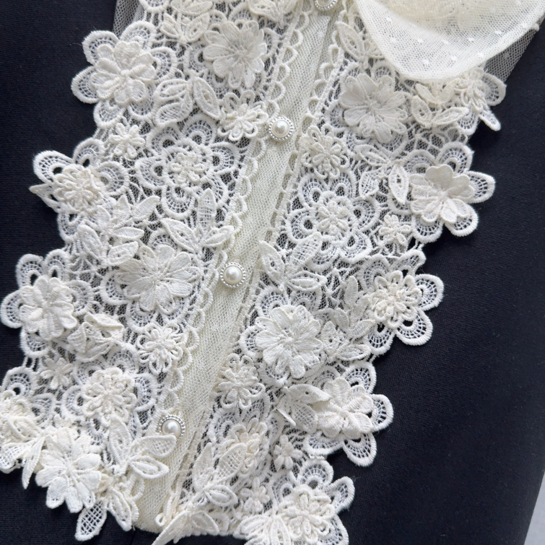 VLTN 25SS Embroidered Lace Doll Dress: Sweet and Princessy Teen Style Retrospect - 图片 5
