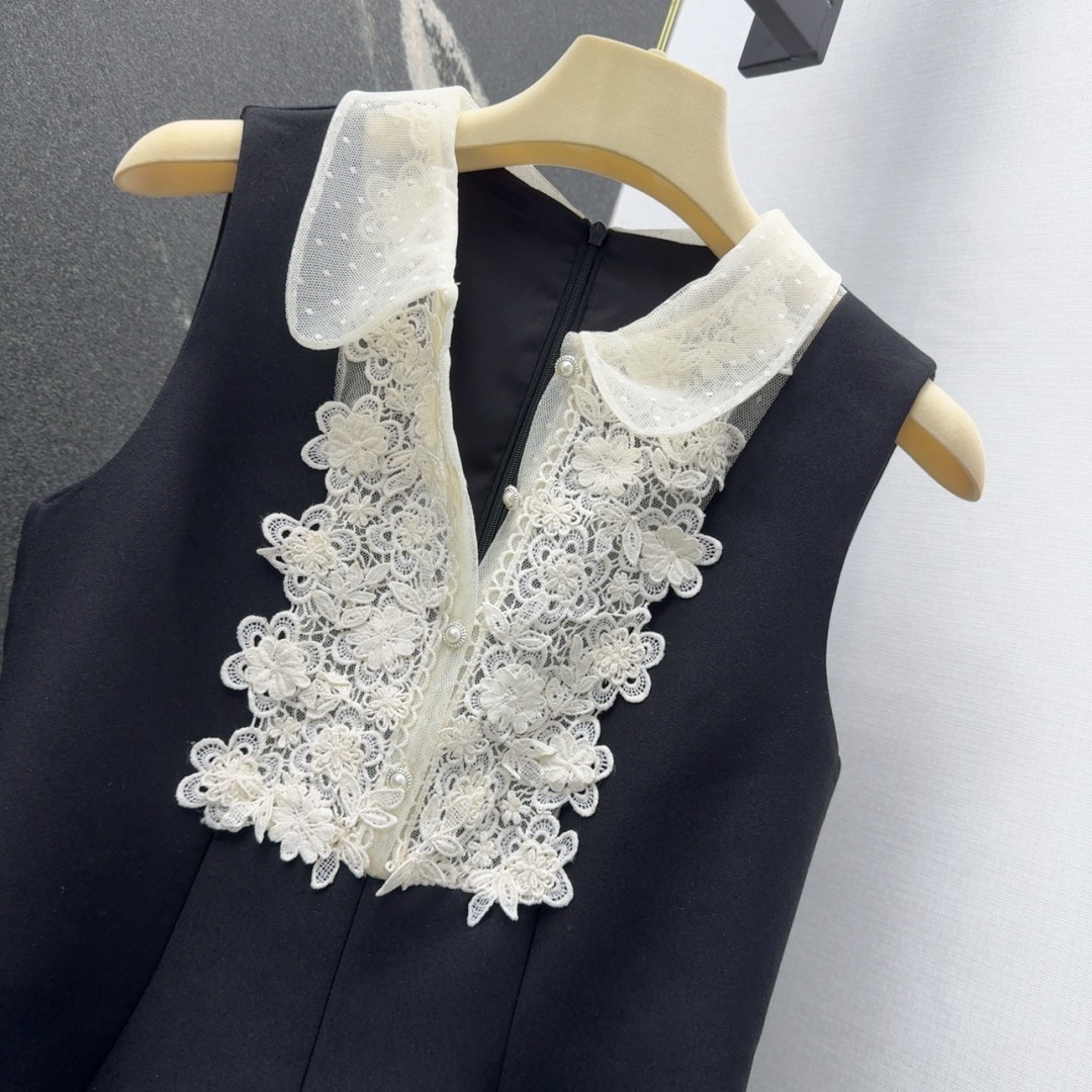 VLTN 25SS Embroidered Lace Doll Dress: Sweet and Princessy Teen Style Retrospect - 图片 8