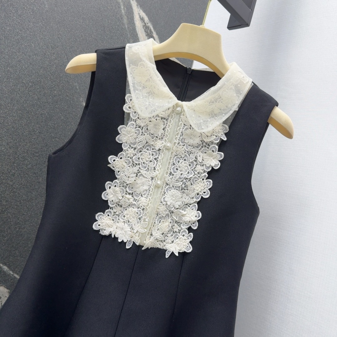 VLTN 25SS Embroidered Lace Doll Dress: Sweet and Princessy Teen Style Retrospect - 图片 3