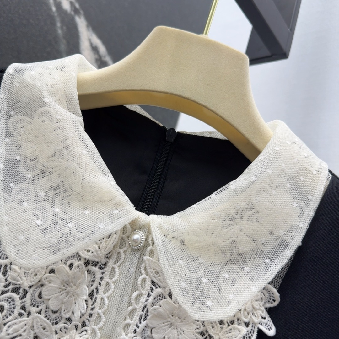 VLTN 25SS Embroidered Lace Doll Dress: Sweet and Princessy Teen Style Retrospect - 图片 4