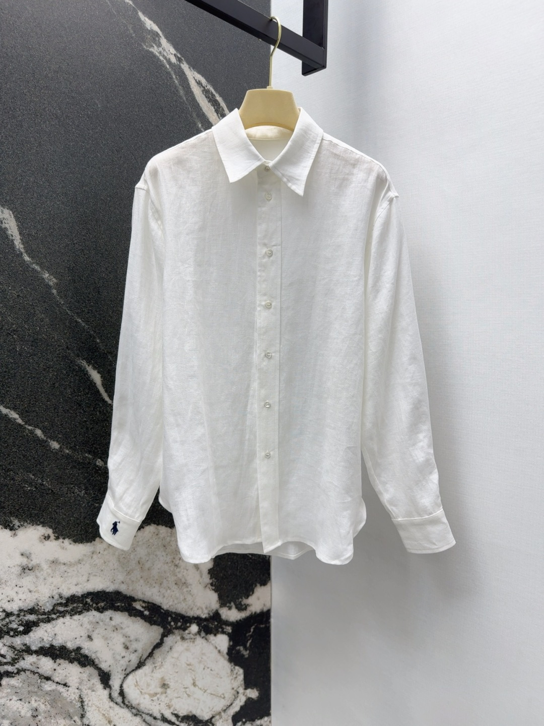 Ralph Lauren Linen Button-Down Shirt - Breathable & Comfortable, Spring Essential