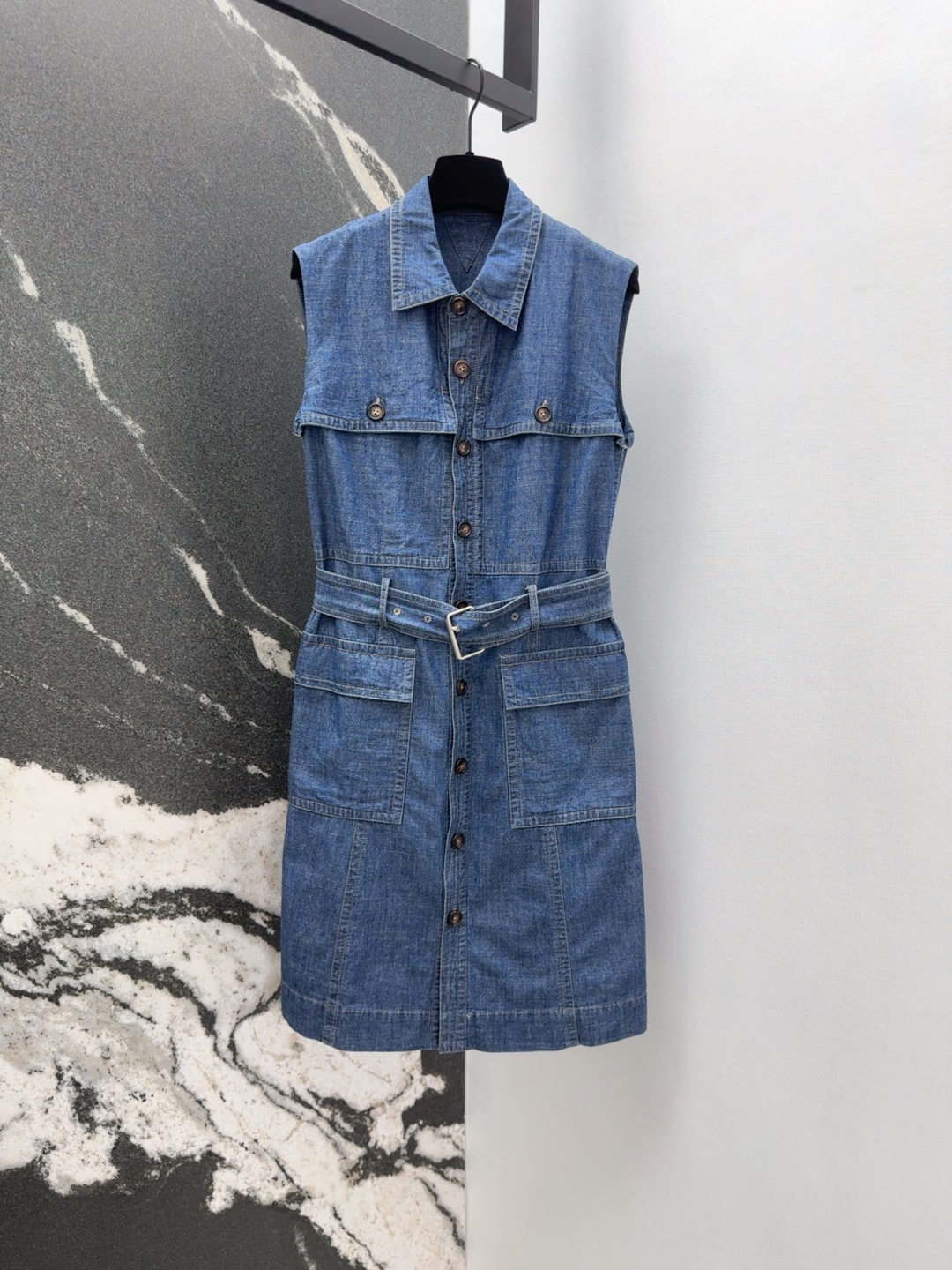 P690 Original English-Style Cowboy Dress with BV 25SS Package: Spring-Summer Collection