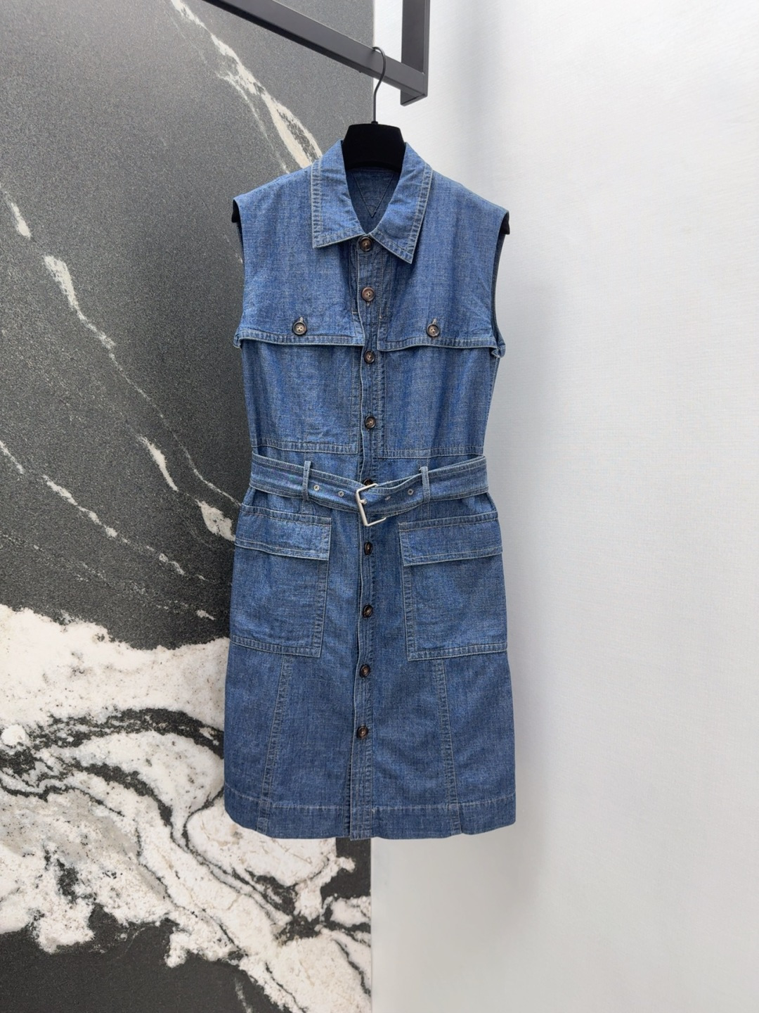 P690 Original One-Size-Fits-All Dress with BV 25SS: Brand-New Cowboy Style - 图片 1