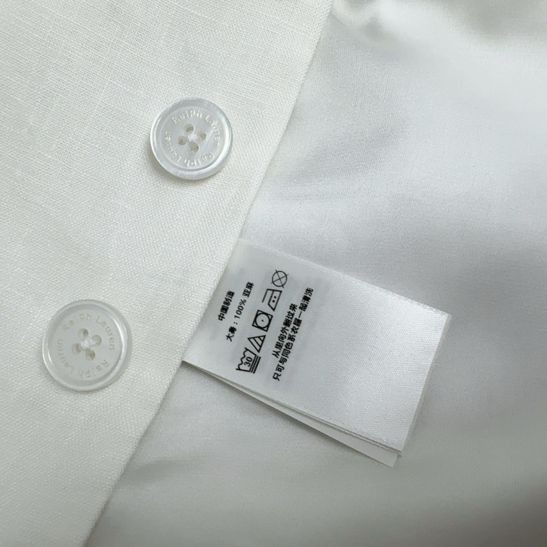 RL 25SS Linen Suit: Stylish H-Style Vest and Shorts Set - 图片 7