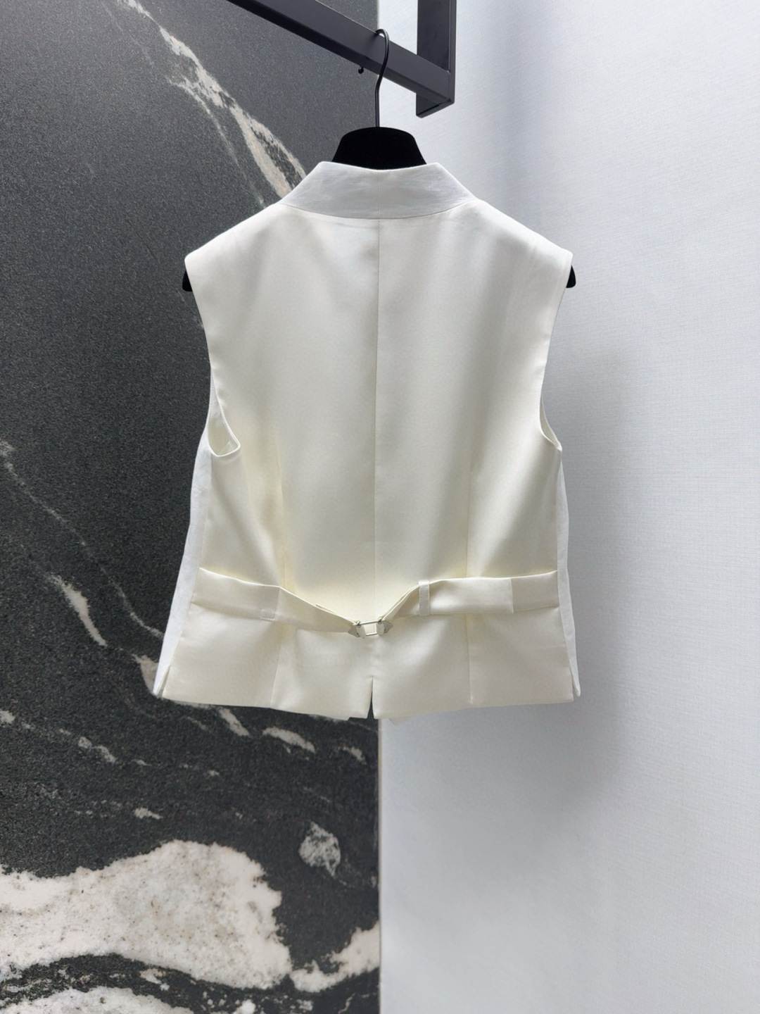 RL 25SS Linen Suit: Stylish H-Style Vest and Shorts Set - 图片 8