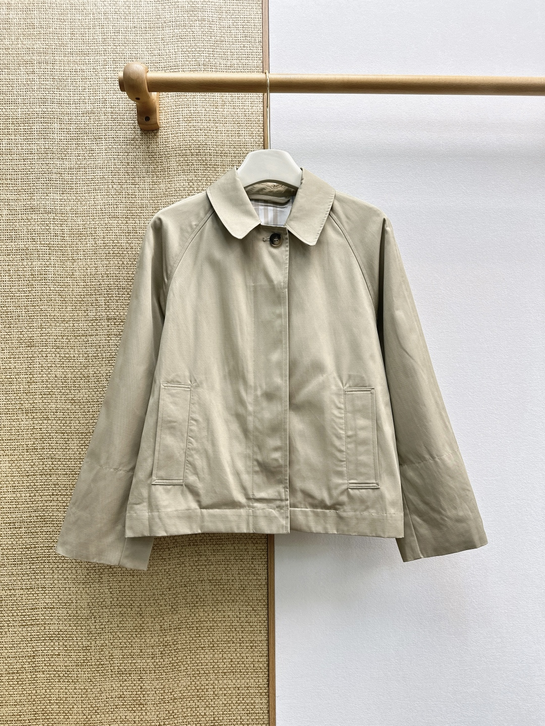 Burberry Beige Collared Jacket