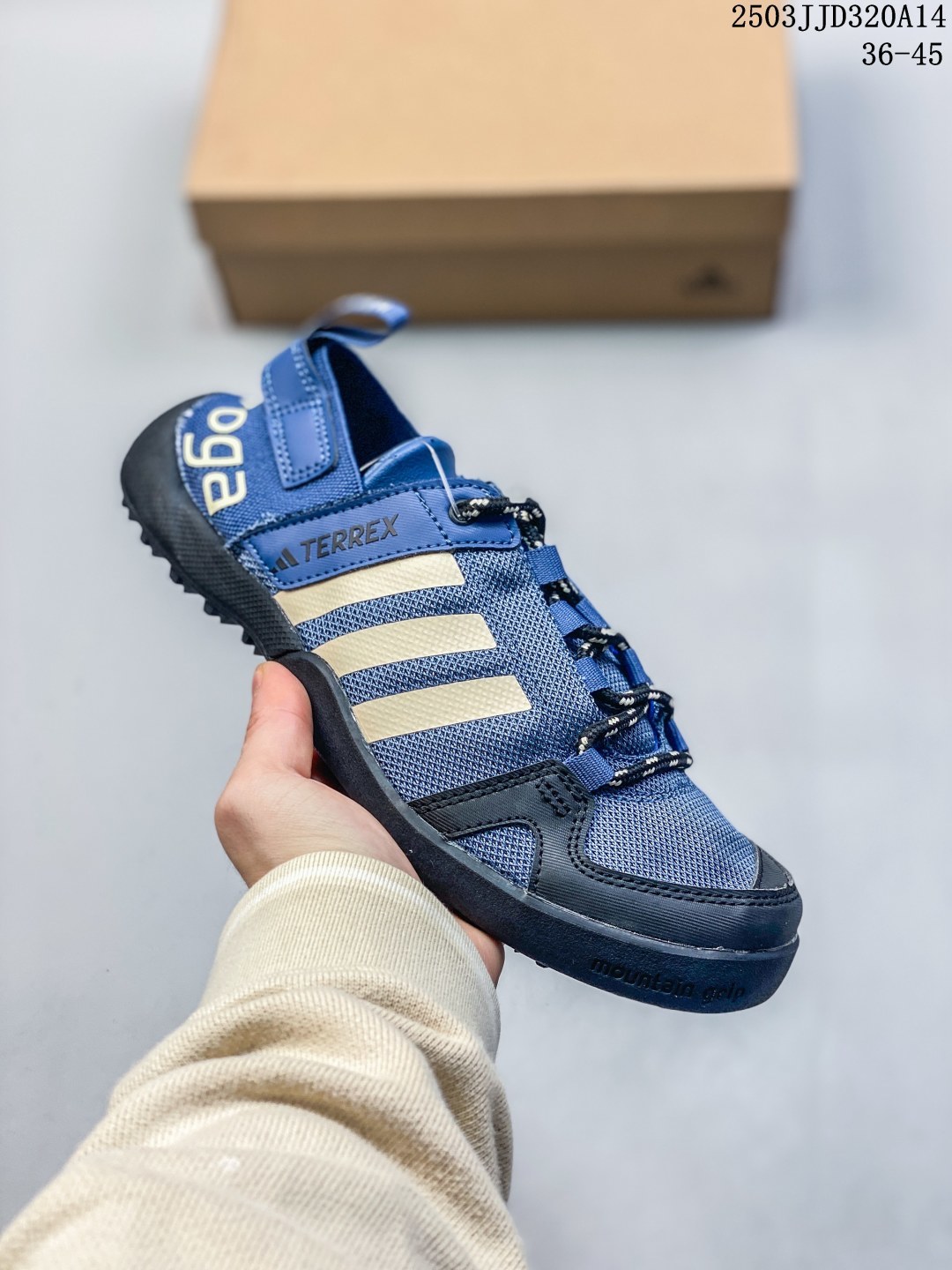 🈴️💰110 阿迪达斯didas TERREX DAROGA TWO 13 H.RDY 阿迪达斯男子户外运动鞋 脚感舒适 旨在适合徒步和野营旅行 搭载舒适鞋面和橡胶外底 旨在为湿滑地面打造 全新官方纯原材料打造 尺码36 36⅔ 37⅓ 38 38⅔ 39⅓ 40 40⅔ 41⅓ 42 42⅔ 43⅓ 44 45 货号HP863 编码：03JJD320A14