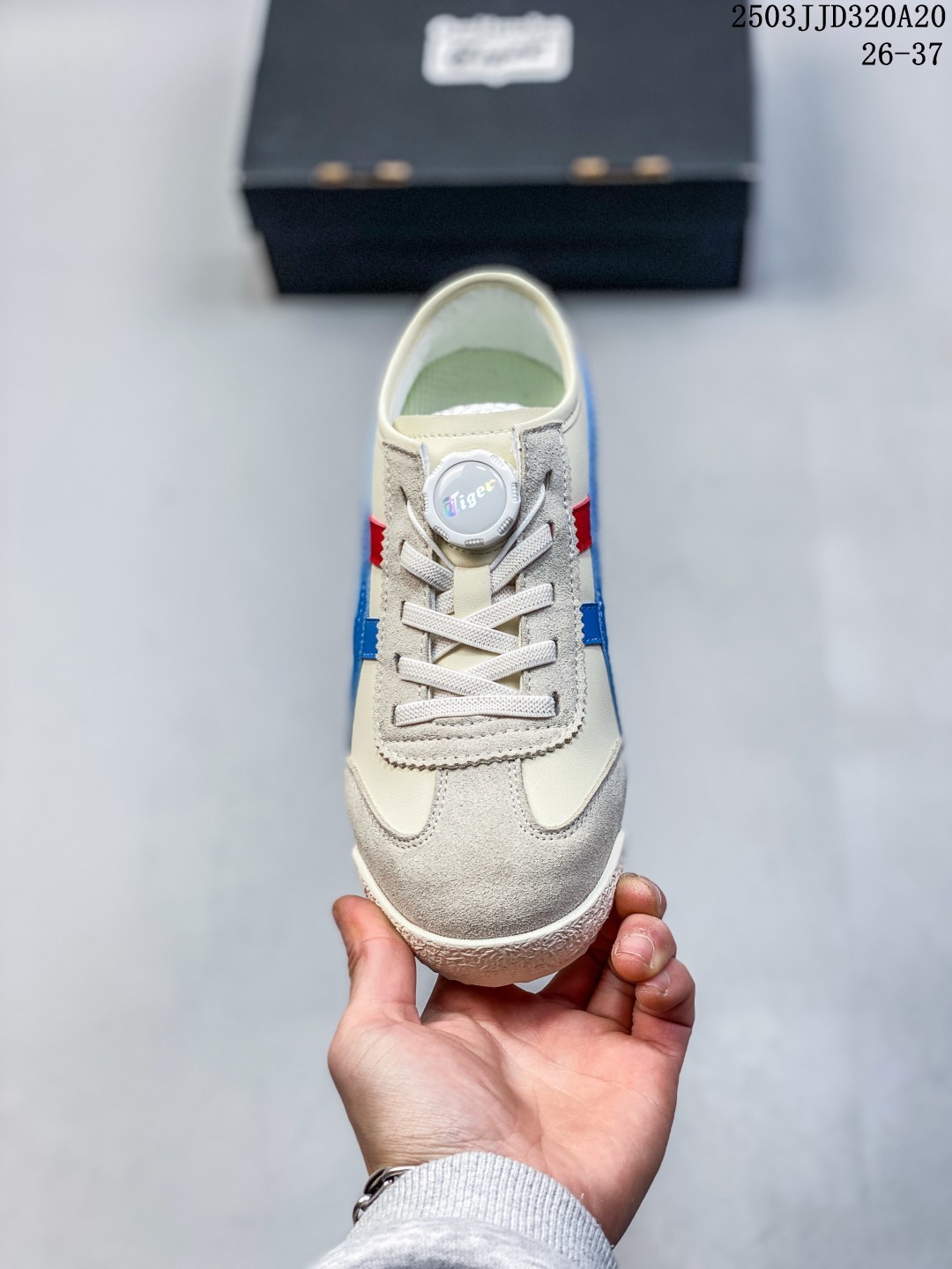 💰110
亚瑟士 Onitsuka Tiger Tokuten
复古低帮休闲跑鞋 实拍首发
TOKUTEN的灵感来源于80年代的室内用鞋
T-TOE前足补强设计 室内鞋的橡胶大底元素
复古经典 是TIGER拥趸追捧款
鞋跟 鞋舌处印有鬼塚虎特有的品牌logo标志
提升品牌的认知度 柔软内里材质 穿着更加舒适
改良后的鞋底设计 更具防滑性
side:26——37
编码:03JJD320A20