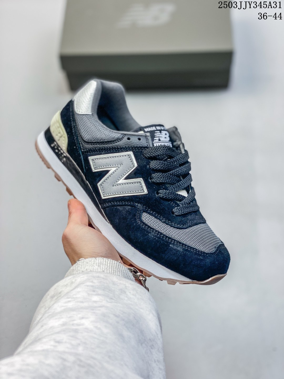 New Balance/新百伦 原档案开发开发纸版楦型,原装4层组合独立私模大底❗️“长青之王”荣耀回归,NB新百伦New Balance ML574经典复古休闲运动慢跑鞋 尺码:见图 编码:03JJY345A31