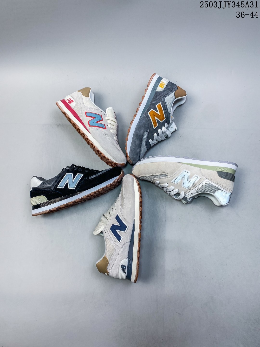 New Balance/新百伦 原档案开发开发纸版楦型,原装4层组合独立私模大底❗️“长青之王”荣耀回归,NB新百伦New Balance ML574经典复古休闲运动慢跑鞋 尺码:见图 编码:03JJY345A31