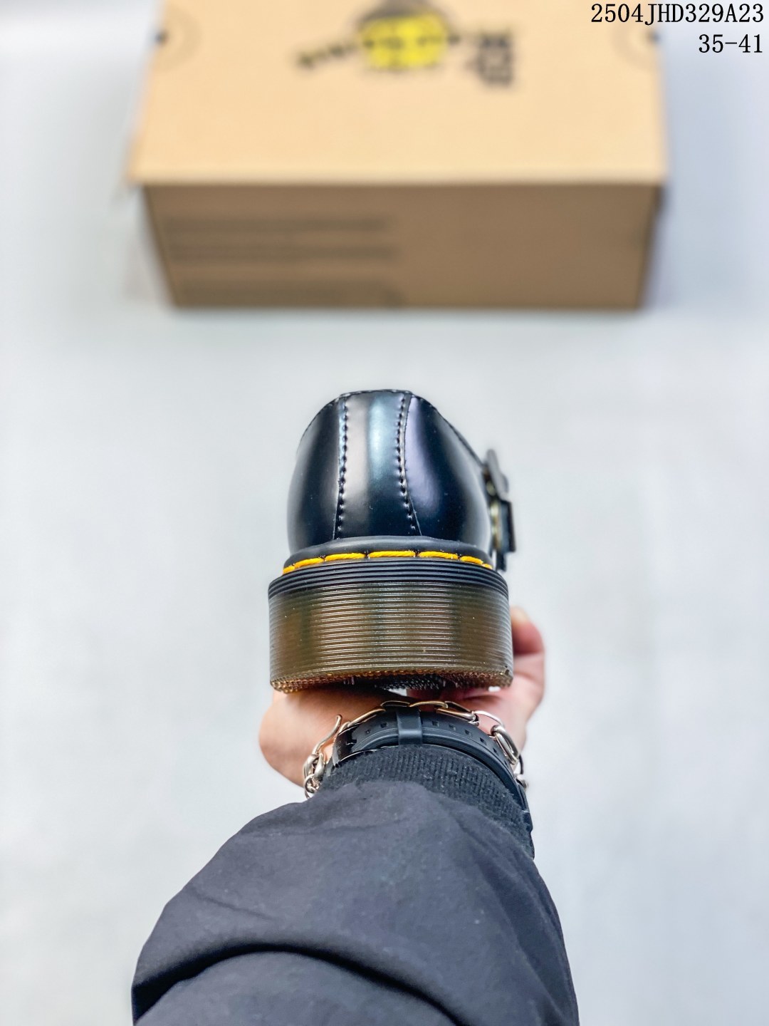 Dr. Martens 1460 T-Bar Leather Platform Shoes With Buckle - Black 5 cmp i1745496623151 2155 0 3