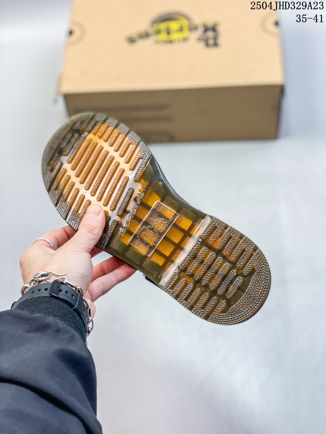 Dr. Martens 1460 T-Bar Leather Platform Shoes With Buckle - Black 6 cmp i1745496623156 2839 0 4