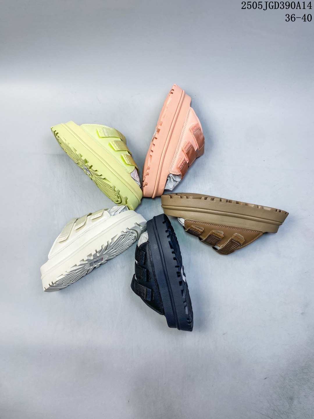 🈴 Nuevo estilo de verano de UGG para hombres y mujeres, serie dorada deslumbrante, pantuflas casuales con velcro de su…