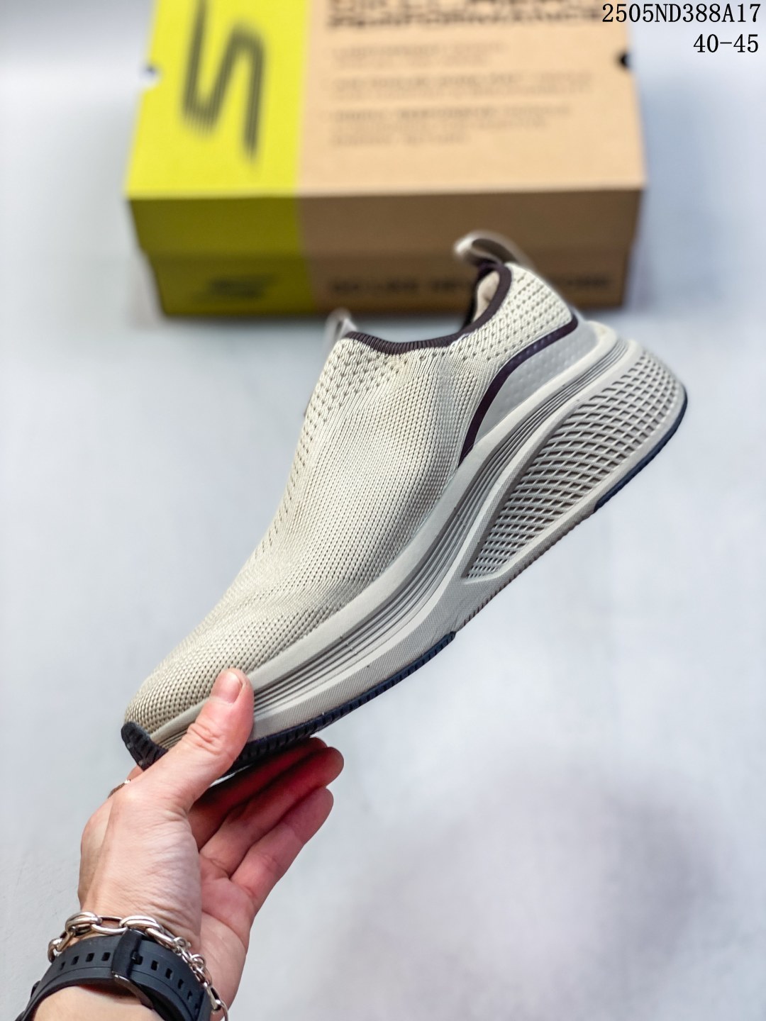 💰140
Skechers斯凯奇夏男鞋一脚蹬健步鞋休闲运动鞋跑步鞋软底舒适透气
尺码：见图
编码：05ND388A17