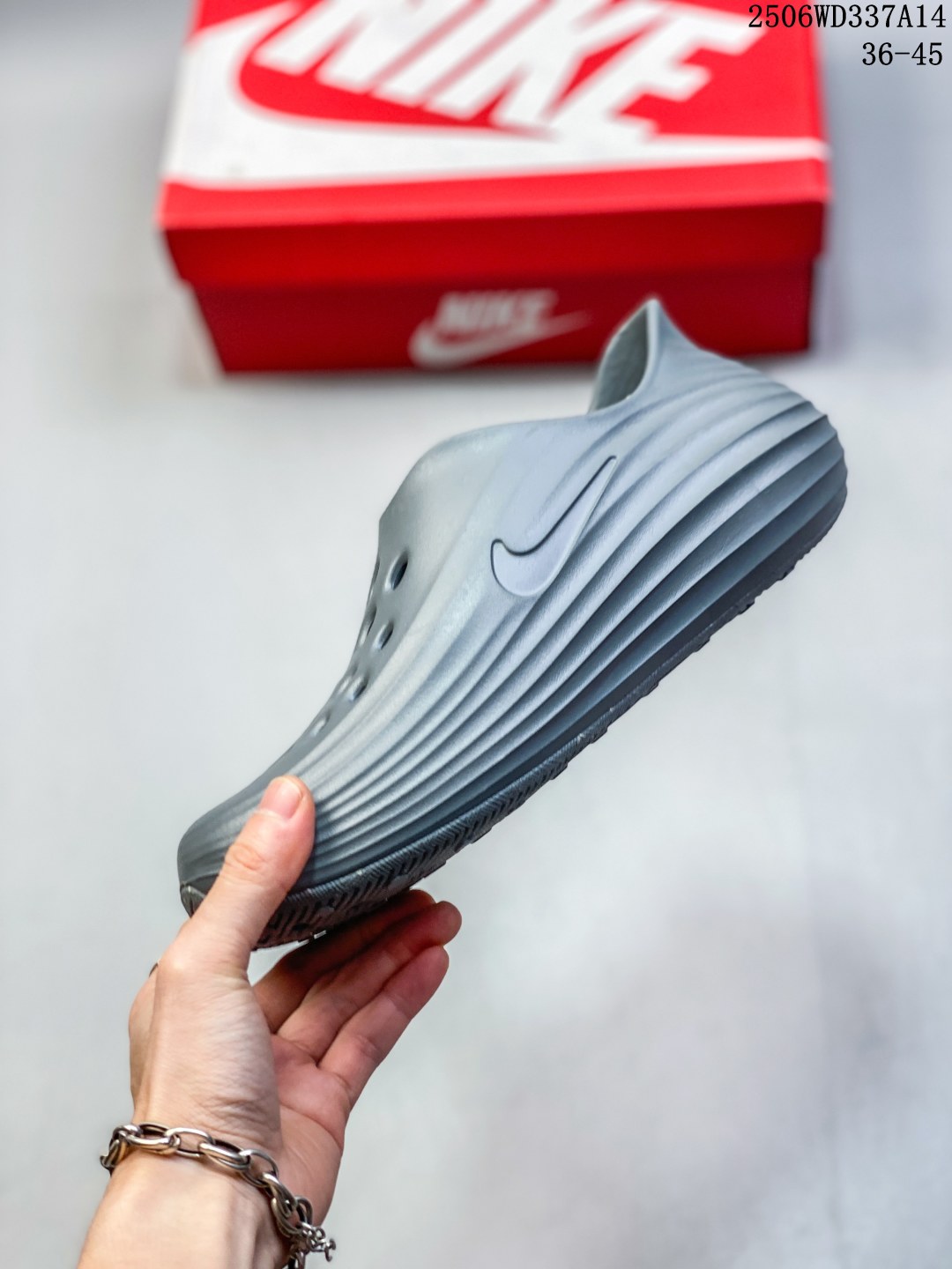 💰100
Nike Reactx Rejuven8 男子凉鞋采用质感柔软且出众回弹的 ReactX泡绵，缔造非凡舒适的日常穿着体验，助你保持活力。鞋面透气孔设计，营造出色透气性，橡胶外底，提供可驾驭湿滑地面的强劲抓地力
货号：HV5060-001
鞋码：36-45
编码：06WD337A14
