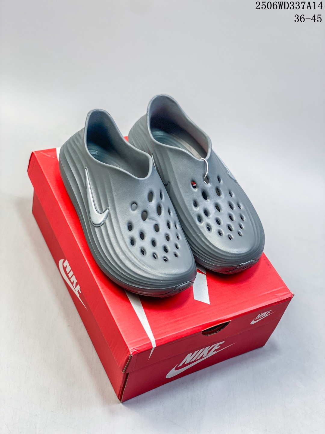 💰100
Nike Reactx Rejuven8 男子凉鞋采用质感柔软且出众回弹的 ReactX泡绵，缔造非凡舒适的日常穿着体验，助你保持活力。鞋面透气孔设计，营造出色透气性，橡胶外底，提供可驾驭湿滑地面的强劲抓地力
货号：HV5060-001
鞋码：36-45
编码：06WD337A14