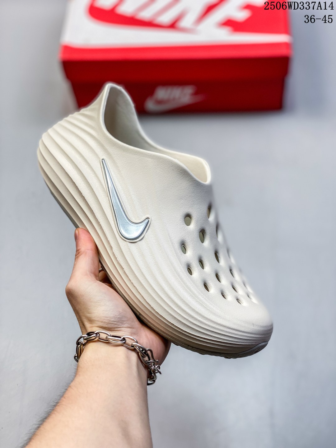 🈴 💰100
Nike Reactx Rejuven8 男子凉鞋采用质感柔软且出众回弹的 ReactX泡绵，缔造非凡舒适的日常穿着体验，助你保持活力。鞋面透气孔设计，营造出色透气性，橡胶外底，提供可驾驭湿滑地面的强劲抓地力
货号：HV5060-001
鞋码：36-45
编码：06WD337A14