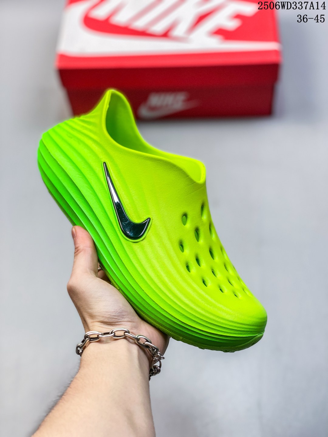 🈴 💰100
Nike Reactx Rejuven8 男子凉鞋采用质感柔软且出众回弹的 ReactX泡绵，缔造非凡舒适的日常穿着体验，助你保持活力。鞋面透气孔设计，营造出色透气性，橡胶外底，提供可驾驭湿滑地面的强劲抓地力
货号：HV5060-001
鞋码：36-45
编码：06WD337A14