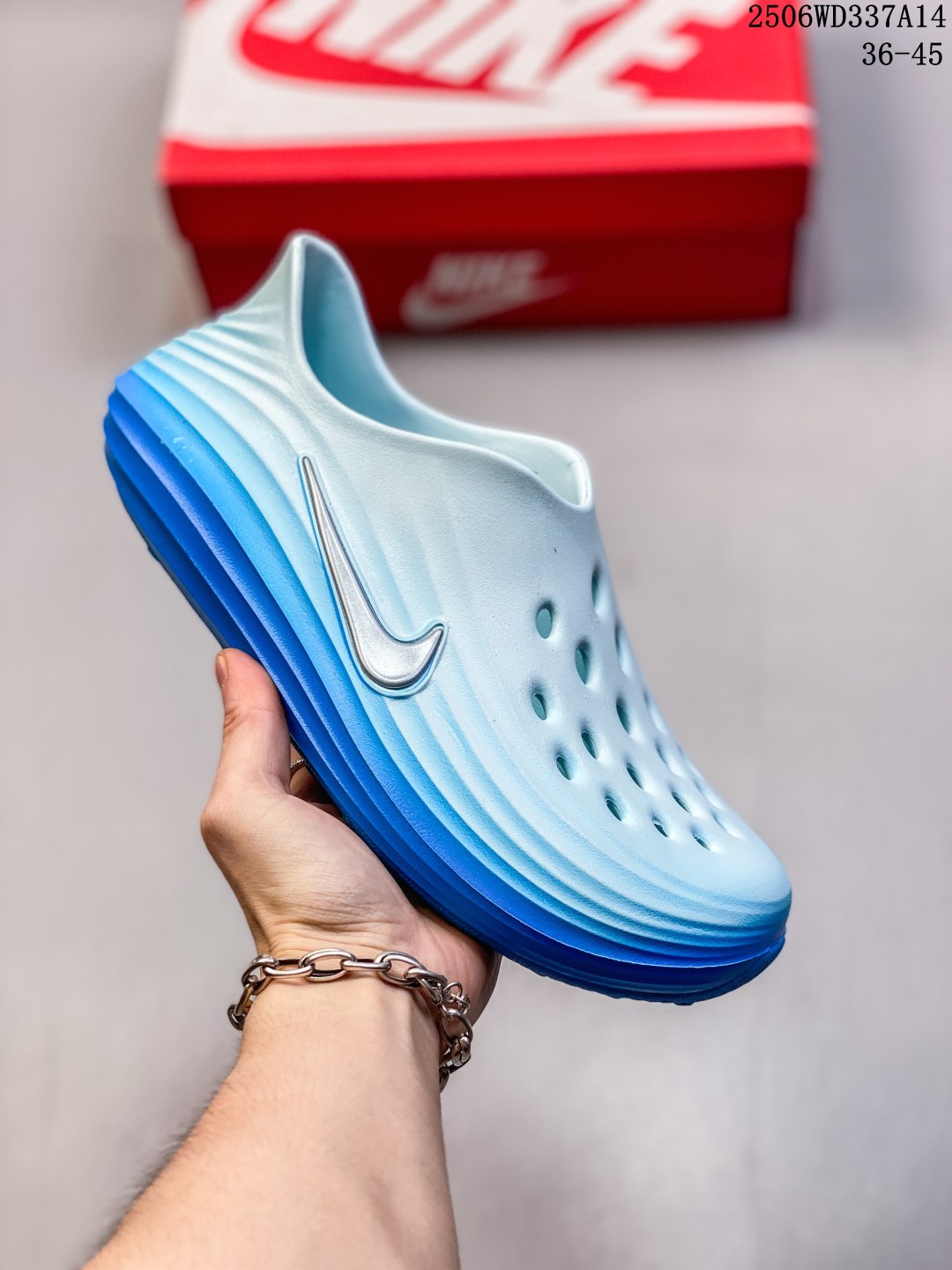 🈴 💰100
Nike Reactx Rejuven8 男子凉鞋采用质感柔软且出众回弹的 ReactX泡绵，缔造非凡舒适的日常穿着体验，助你保持活力。鞋面透气孔设计，营造出色透气性，橡胶外底，提供可驾驭湿滑地面的强劲抓地力
货号：HV5060-001
鞋码：36-45
编码：06WD337A14
