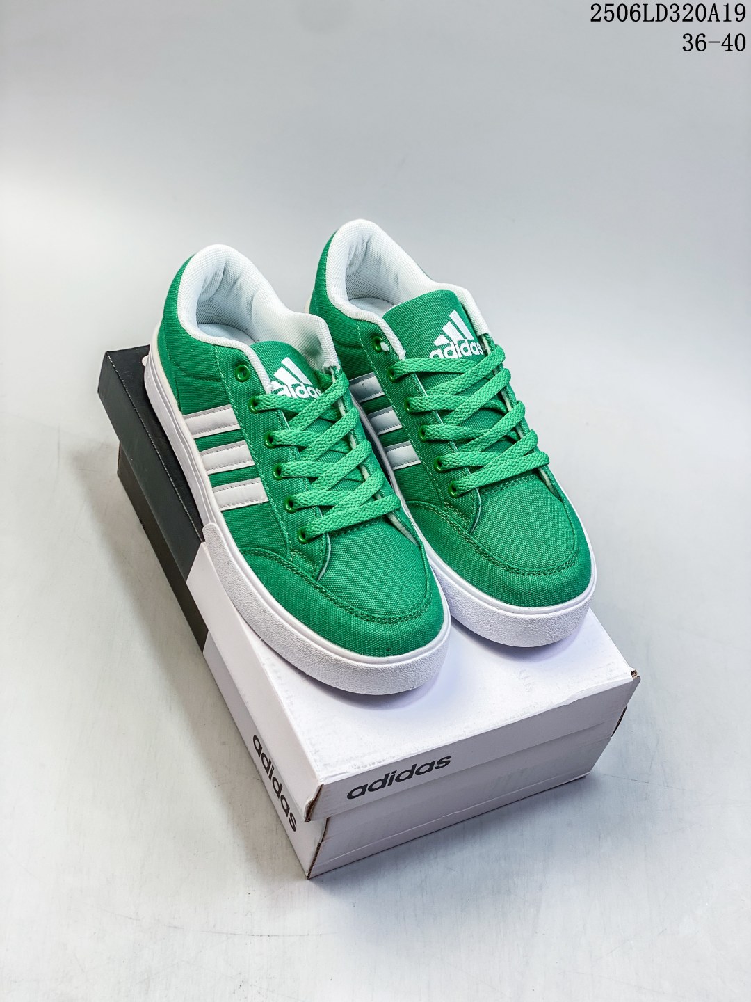 💰 130
✅阿迪达斯 Adidas Gvp Canvas Str 三叶草校园系列军绿帆布面时尚休闲板鞋 码数：36-44
编码：06LD320A19
