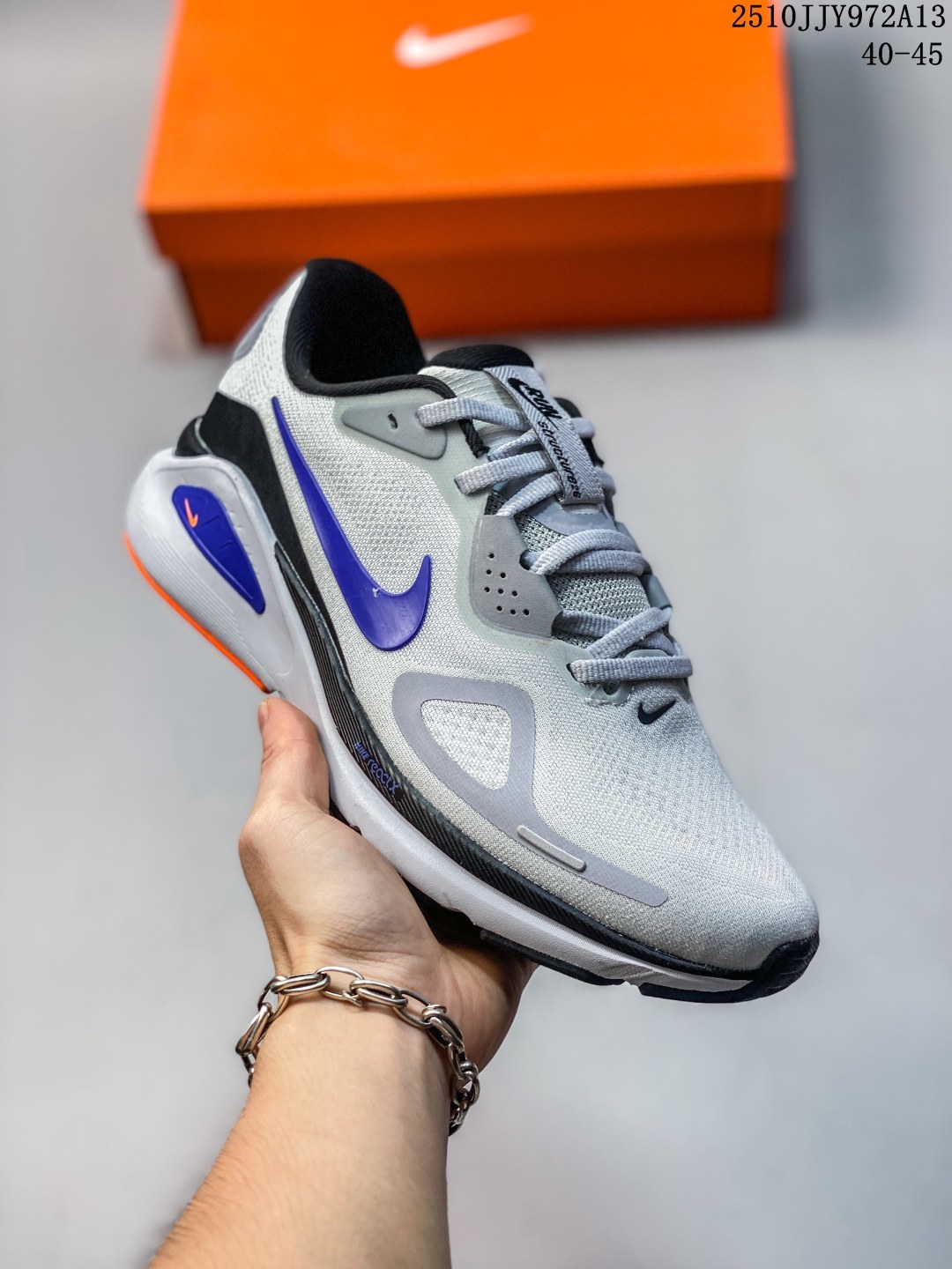 💰115 Nike耐克运动鞋男女2025秋季新款减震气垫透气休闲跑步鞋HJ1101-100 尺码：如图 编码：10JJY972A13