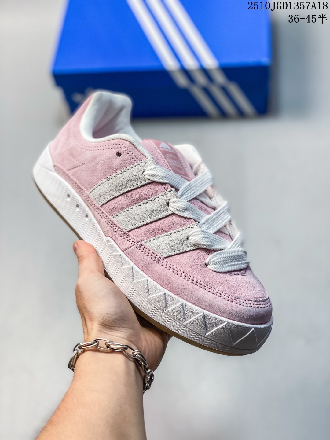 💰120 真标带半码 Adidas/阿迪达斯adimatic男女休闲运动面包板鞋HP6770 尺码：如图 编码：10JGD1357A18