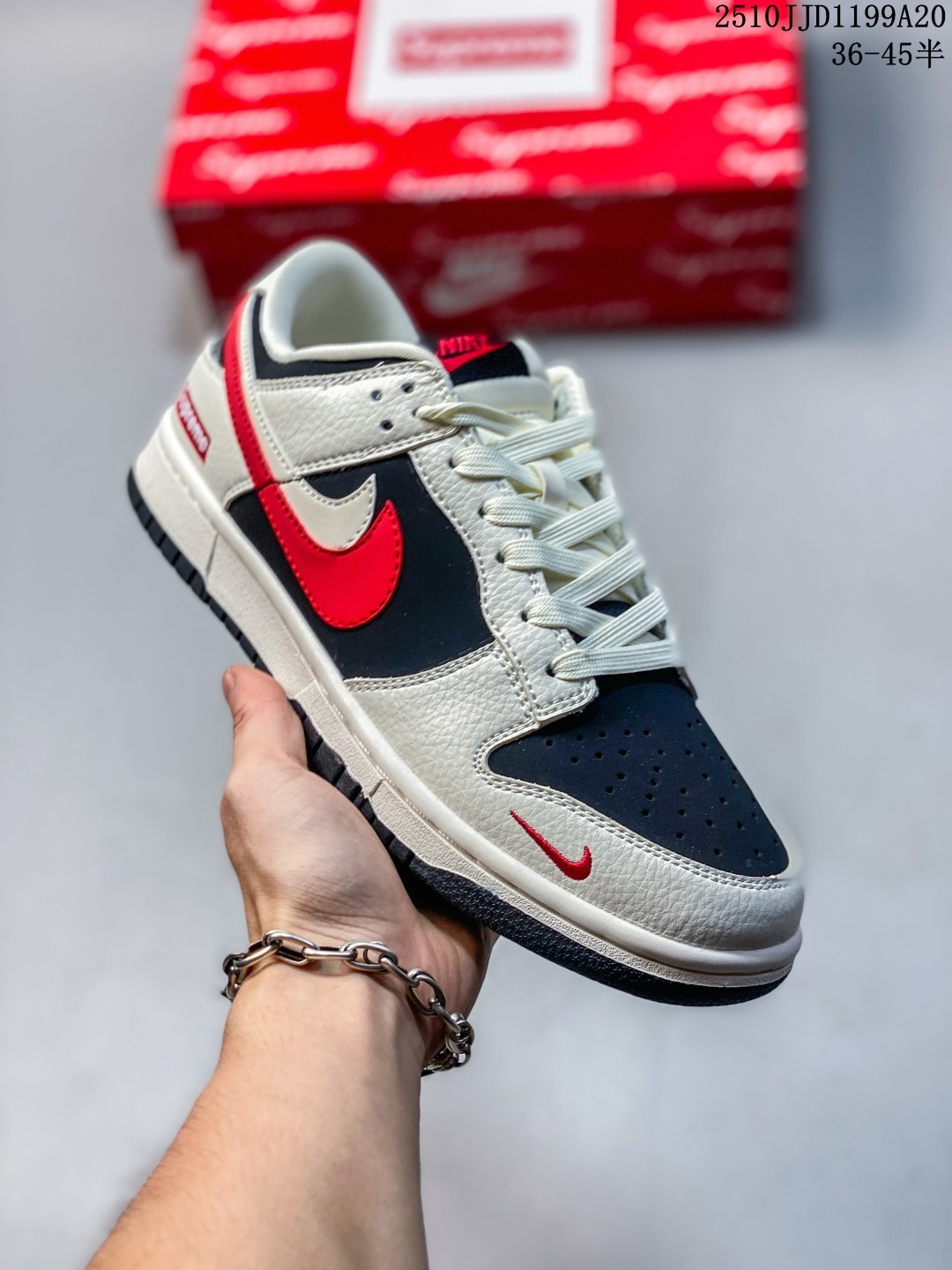 特价 海外爆款限量发售!Nike SB Dunk Low“SUP系列——红白双勾” 周年高端定制 低帮休闲板鞋 定制鞋盒 大厂品质出货 超高清洁度 皮料切割干净无任何毛边 细节完美 货号:CS1688-102 JJD1199A20