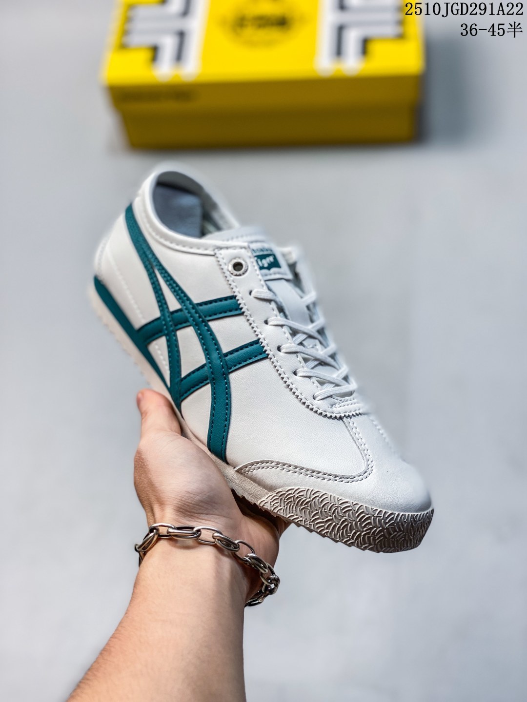 🈴 💰120
Asics Onitsuka tiger 鬼冢虎手工鞋亚瑟士鬼冢虎专柜头层小羊皮 产品从款式颜色造型上体现出追求舒适和细节的完美，鞋类更是推崇手工制作的严谨与完美，融舒适性与可穿性的设计风格 ，注重细节的完美和别致魅力，既保持稳重，又不失轻松的时尚感 
0305535T32
尺码：见图
编码：10JGD291A22