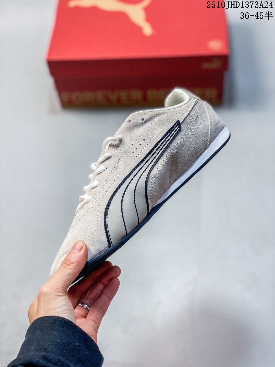 💰130 真标带半码 25秋PUMA彪马美拉德赛车风复古休闲鞋CATCH SD男女薄底鞋 402681 尺码：如图 编码：10JHD1373A24